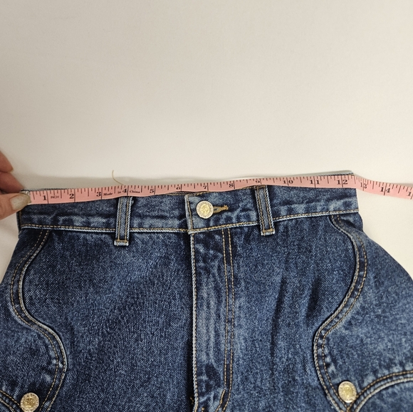 Lawman vintage 90s y2k western rare intricate side design jeans size 3 - Picture 13 of 16